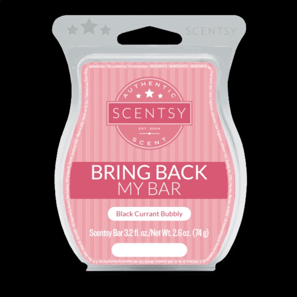 🌸B3G1🌸 “Black Currant Bubbly” Scentsy Wax Bar